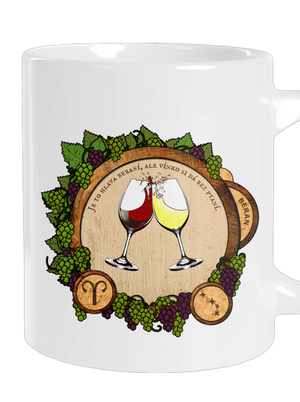 Vinný horoskop: Beran velký hrnek White