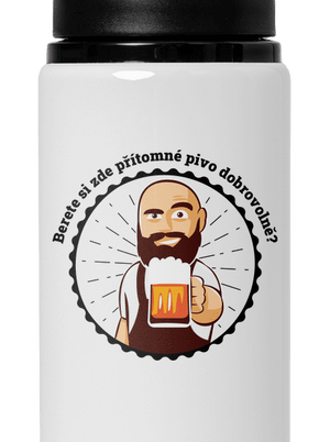 Pivo dobrovolně lahev na vodu White