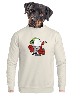 unisex mikina bez kapuce