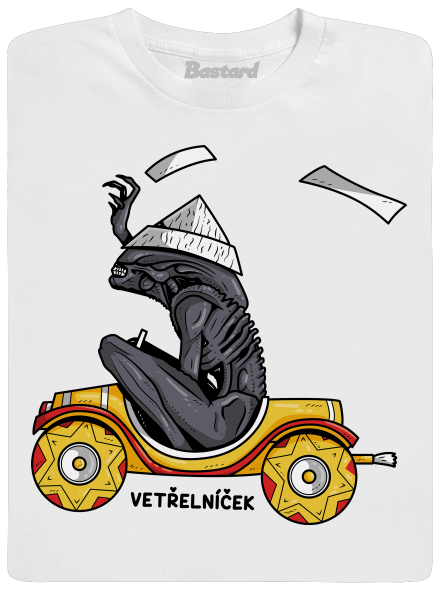Vetřelníček pánské tričko White