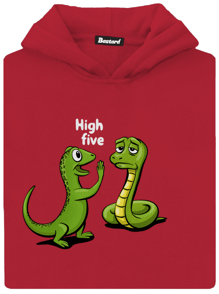 High Five dětská mikina klokanka Fire Red