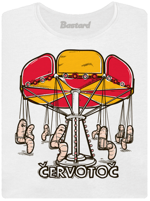 Červotoč dámské tričko White