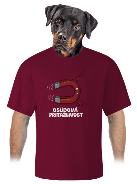 Osudová přitažlivost unisex tričko oversized Garnet