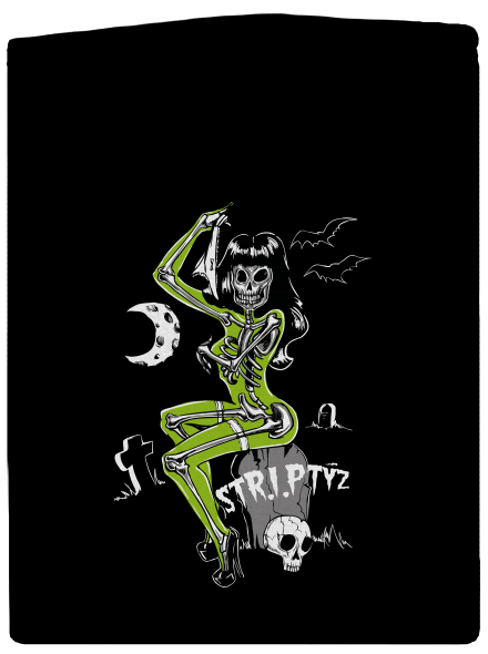 Striptýz dámská mikina na zip Black