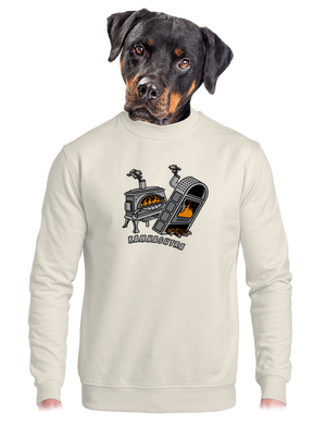 unisex mikina bez kapuce