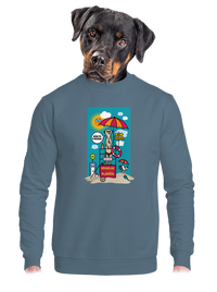 unisex mikina bez kapuce