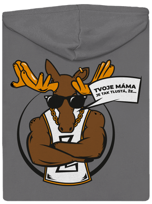 Stírací drsňák dámská mikina na zip Steel Gray