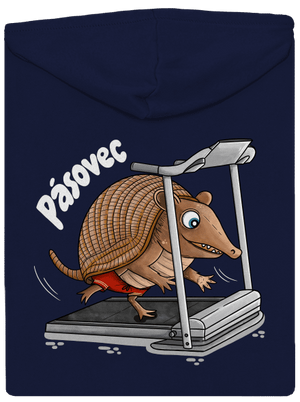 Pásovec pánská mikina na zip Navy