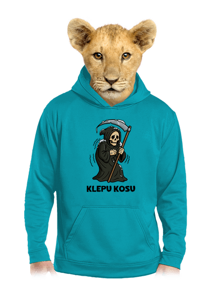 Klepu kosu dětská mikina klokanka Hawaiian Blue