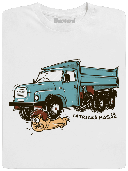 Tatrická masáž pánské tričko White