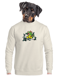 unisex mikina bez kapuce