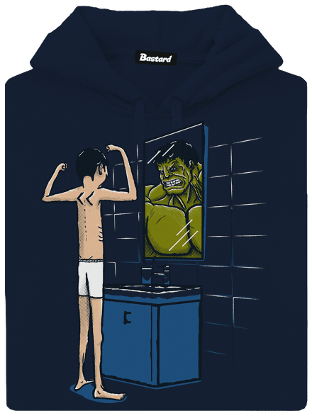 Hulk pánská mikina klokanka Navy