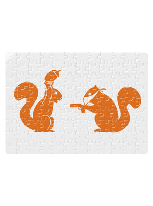 Veverky puzzle White