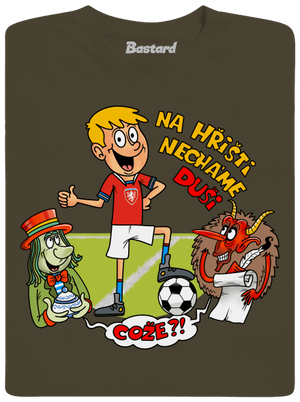 Na hřišti necháme duši pánské dlouhý rukáv Urban Khaki