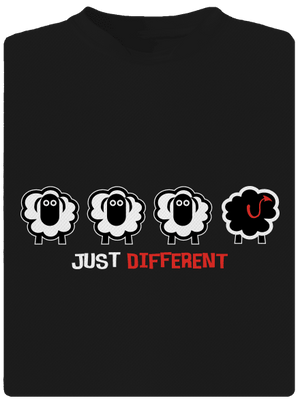 Černá ovce pánské sportovní tričko Black