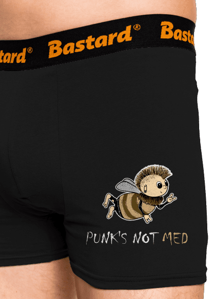 Punks Not Med boxerky Black