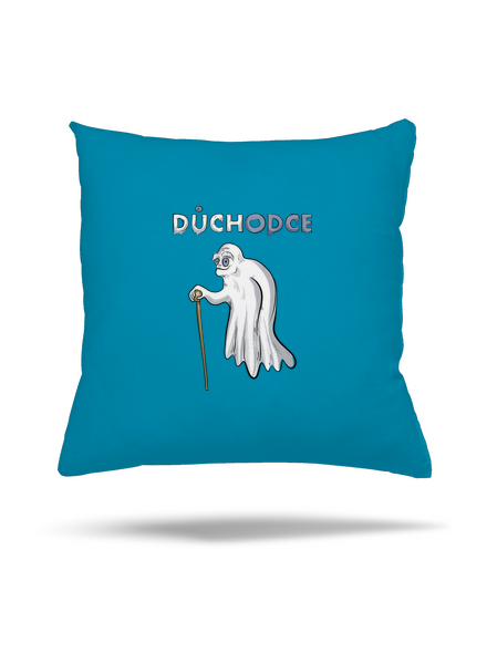 Duch důchodce polštář Blue Turquoise