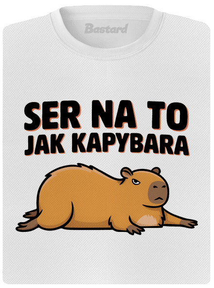 Jak kapybara dámské sportovní tričko White
