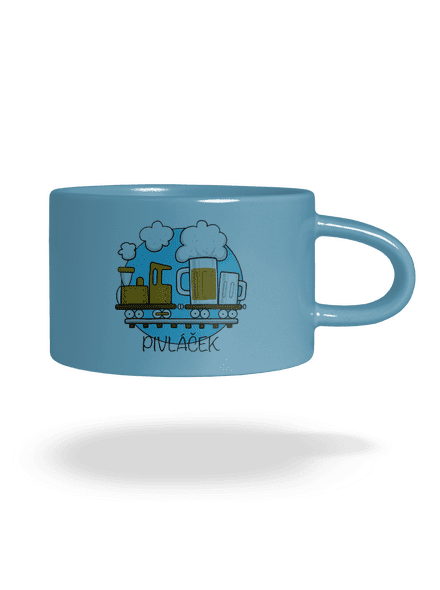 Pivláček hrnek makronka Blue Macaron
