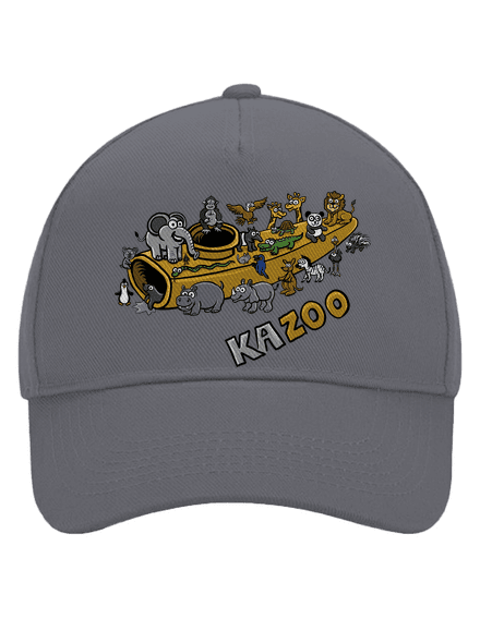 KaZoo kšiltovka baseballka Graphite grey