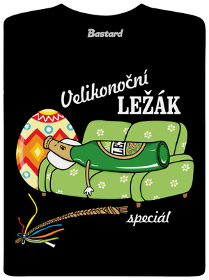Velikonoční ležák pánské dlouhý rukáv Black