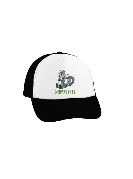 Spunk kšiltovka truckerka Black cap