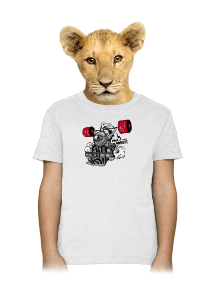 Lokomotiva dětské tričko White