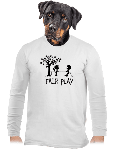 Fair play pánské dlouhý rukáv White