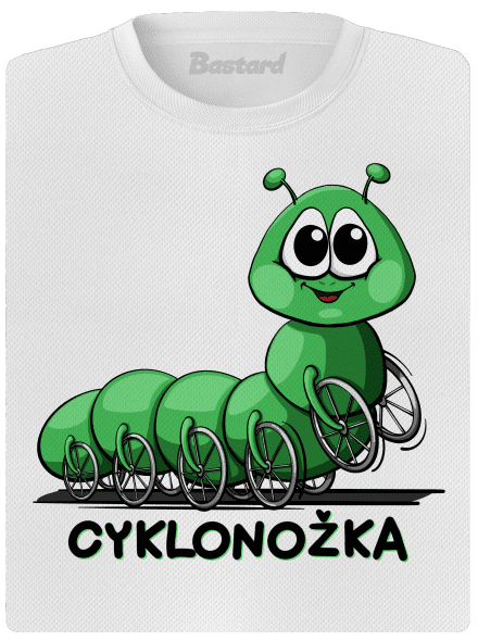 Cyklonožka dámské sportovní tričko White