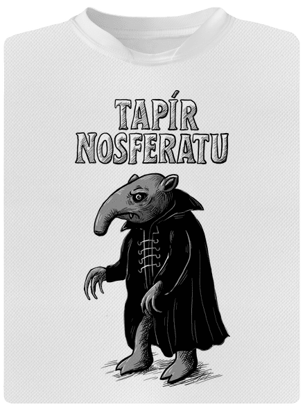 Tapír Nosferatu pánské sportovní tričko White