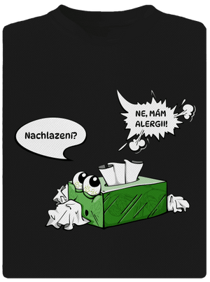 Mám alergii dětské sportovní tričko Black