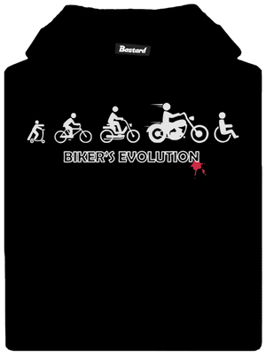 Bikers evolution dětská mikina klokanka Black