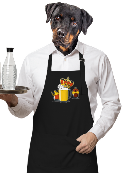 Tři králové zástěra Black
