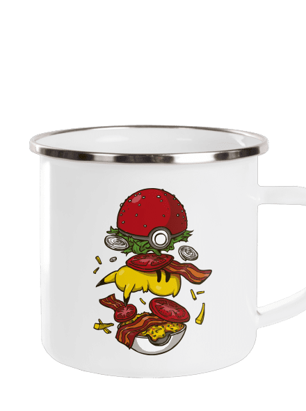 Pokémon burger plecháček White