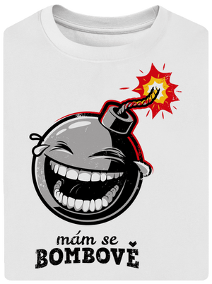 Mám se bombově unisex tričko oversized White