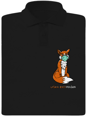 Liška Bystrouška pánská polokošile Black