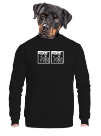 unisex mikina bez kapuce