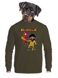 unisex mikina bez kapuce