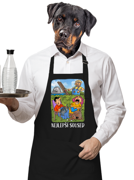 Nejlepší soused zástěra Black