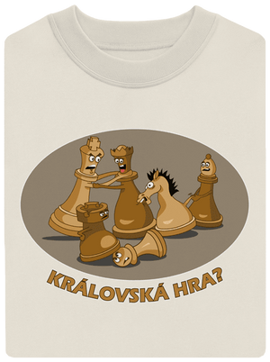 Královská hra unisex mikina bez kapuce Off White