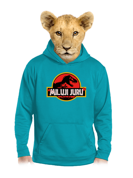 Miluji Juru dětská mikina klokanka Hawaiian Blue