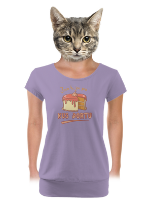 Pro kus dortu dámské tričko s lemem Lavender