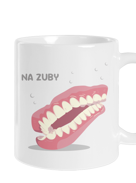 Hrnek na zuby klasický hrnek White