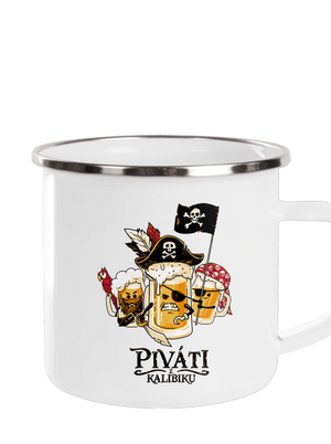 Piváti z Kalibiku plecháček White