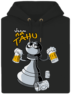 Na tahu unisex mikina premium Dark Black