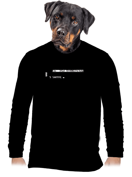 5 Samyc pánské dlouhý rukáv Black