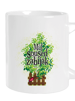 Můj soused zabiják velký hrnek White