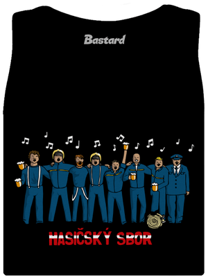 Hasičský sbor dámské tílko klasické Black