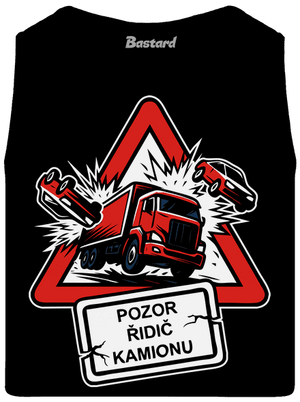 Řidič kamionu pánské tílko Black