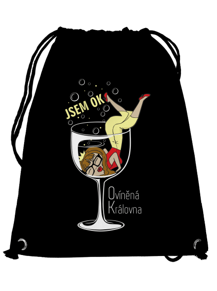 Ovíněná královna vak Black